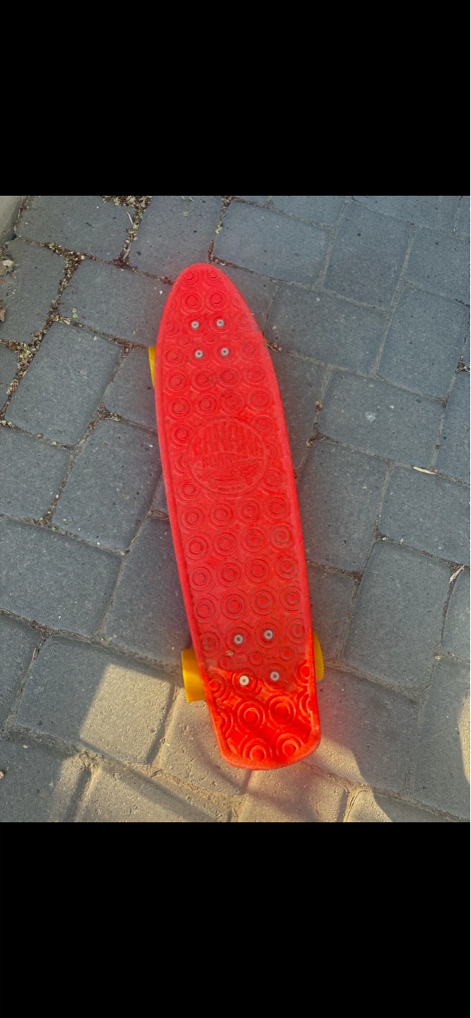 Red Penny Board Skateboard