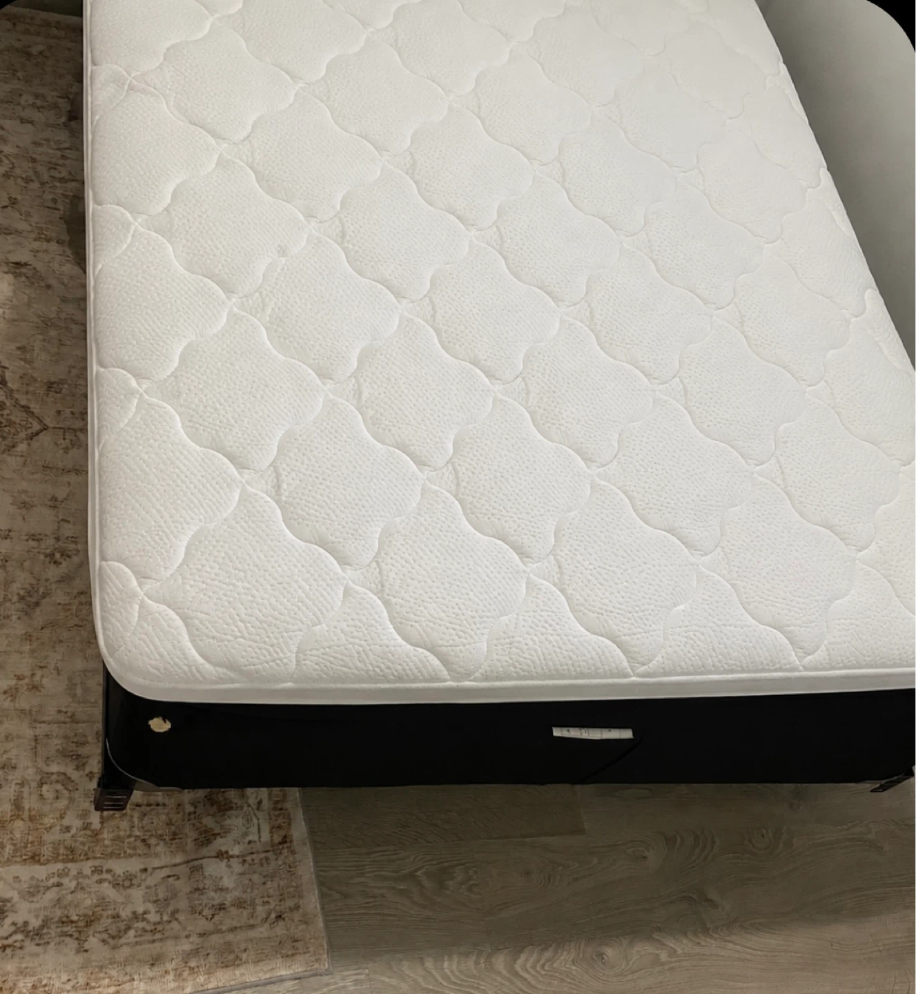 White Queen Size Mattress with Box Spring
