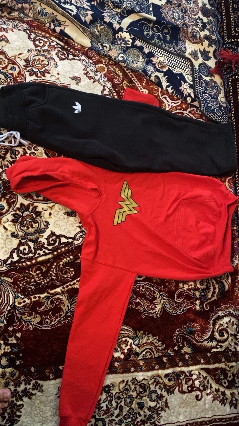 Wonder Woman Hoodie and Adidas Sweatpants Set - photo 4