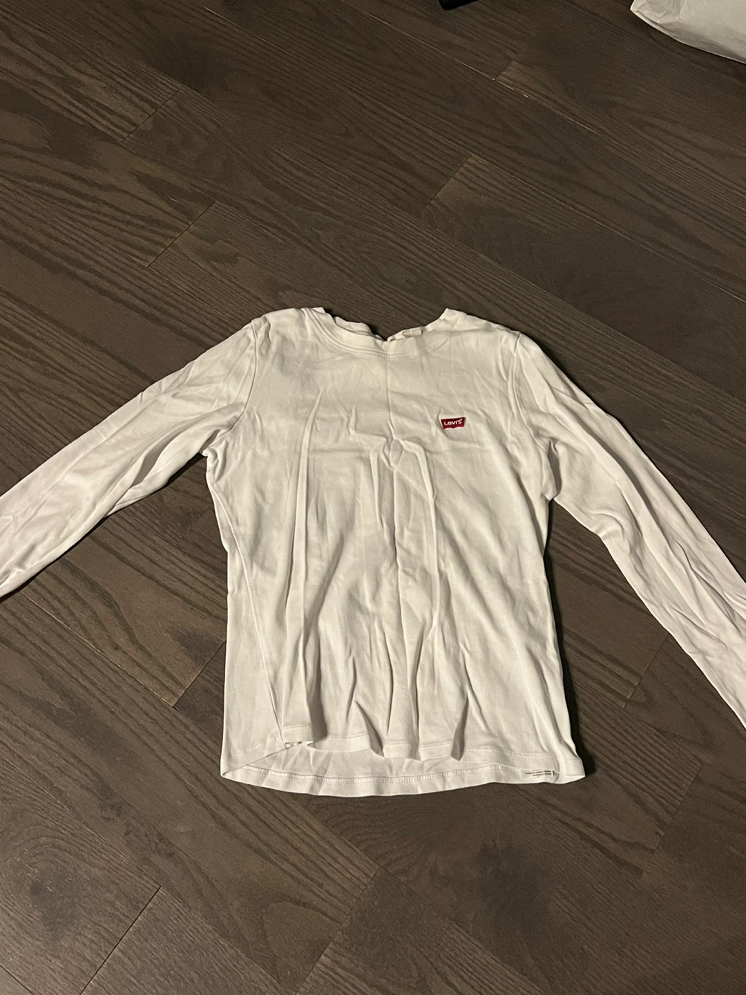 Levi's Womens White Long Sleeve T-Shirt