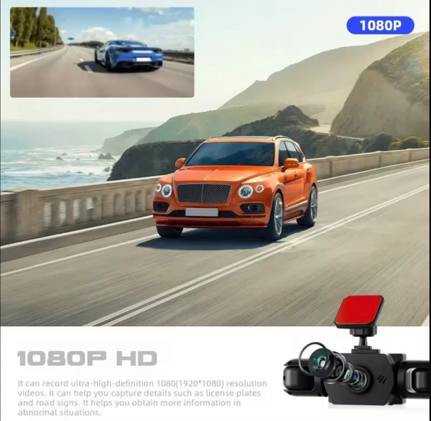 4 Lens Car Dash Cam 1080P HD - photo 3