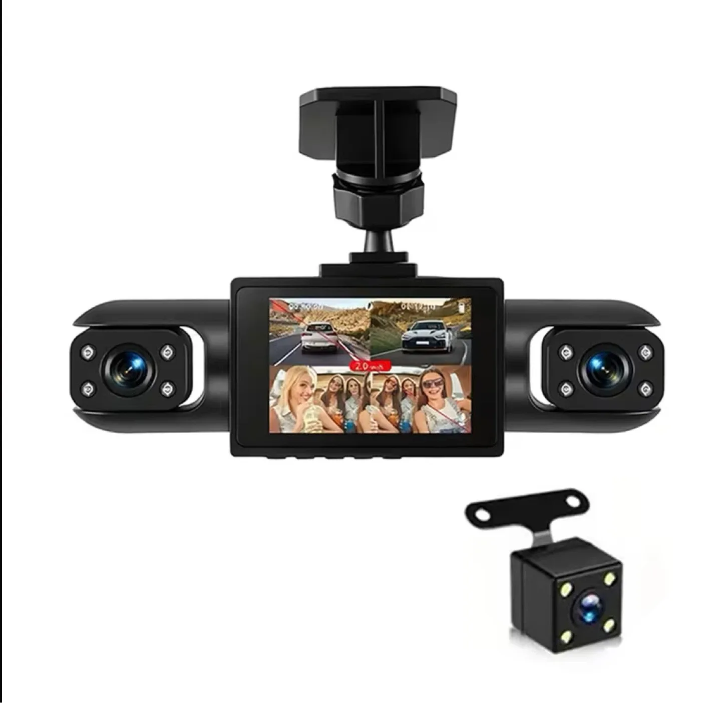 4 Lens Car Dash Cam 1080P HD - photo 2