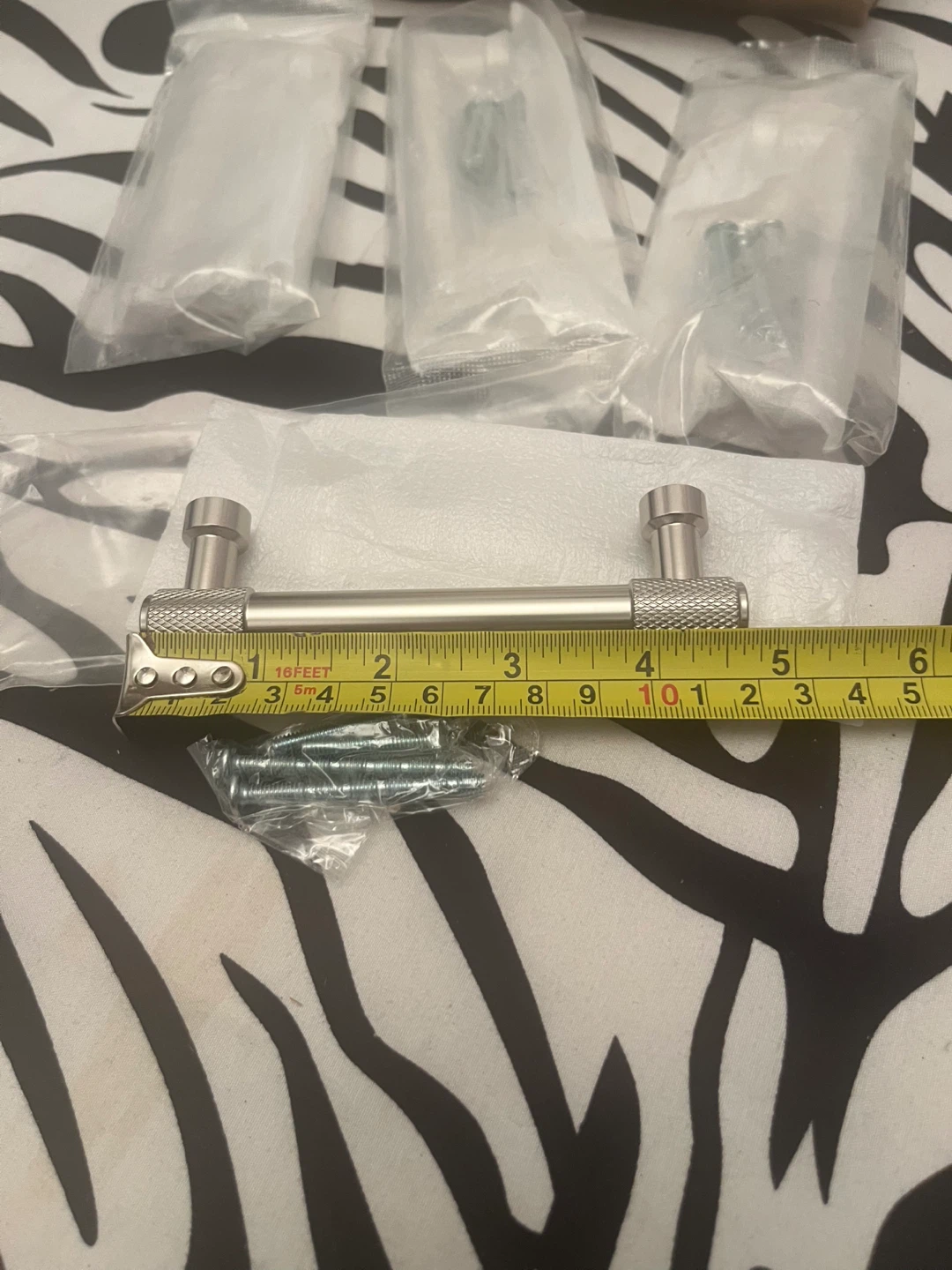 🩶 Set of 4 Brushed satin nickel kitchen cabinet handles  🩶 - photo 5
