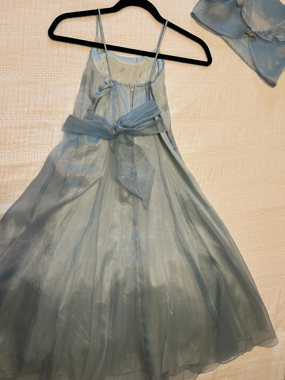 Fanci Fanci Light Blue Dress with Bolero - photo 2