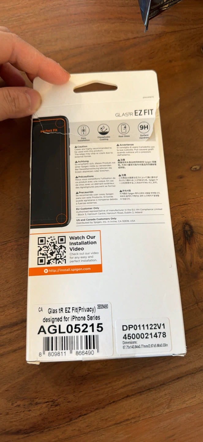 Spigen Privacy Screen Protector 2 Pack for iPhone 14 Pro - photo 2