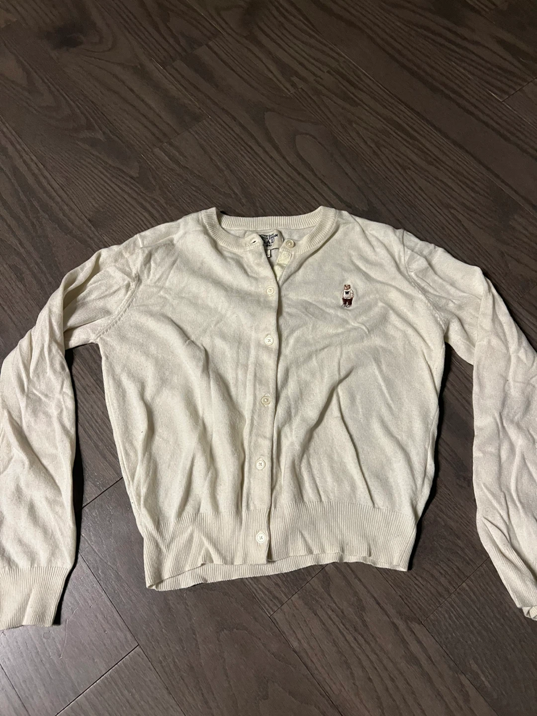 White Button Cardigan