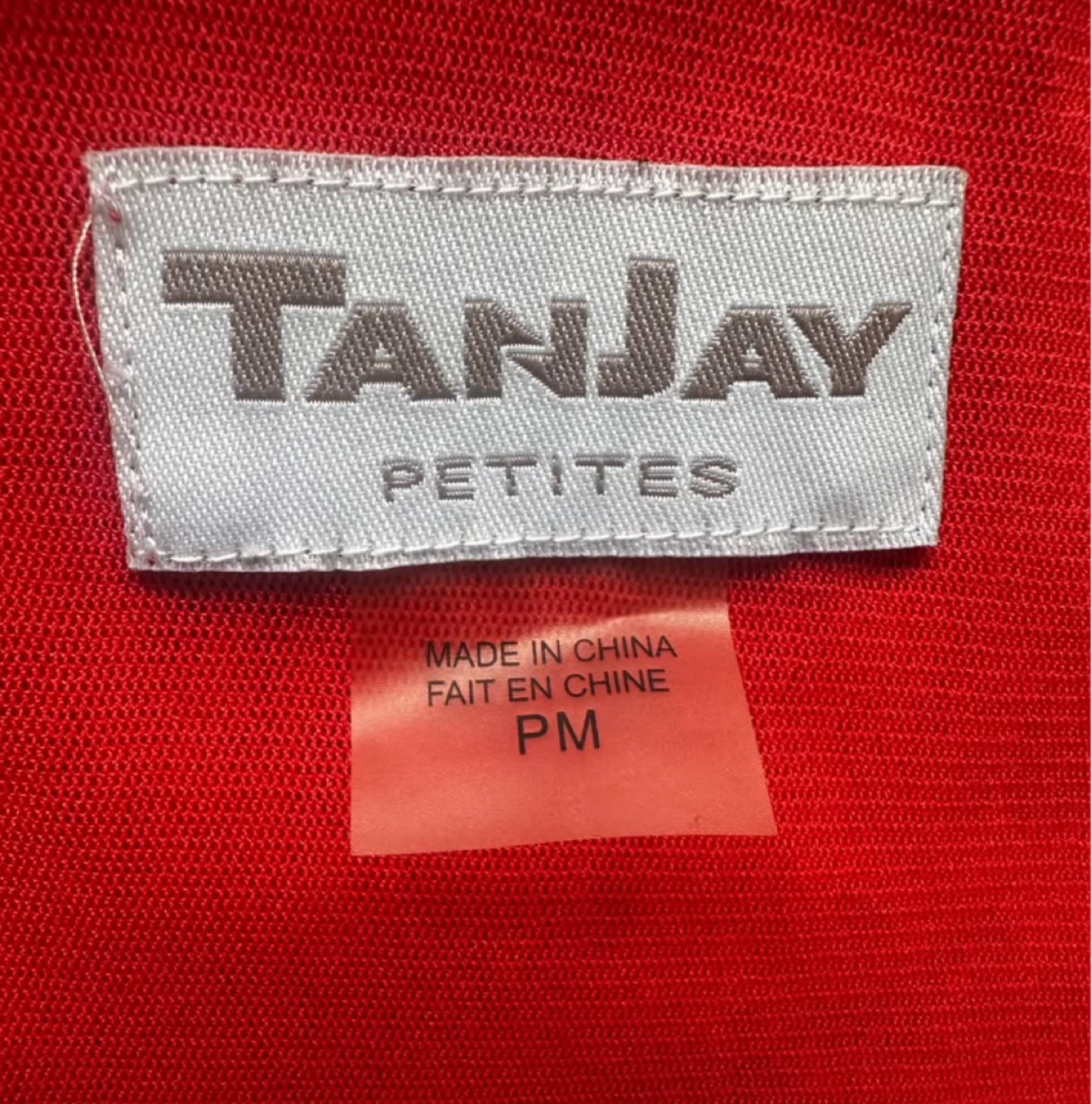 vintage TanJay Petites Women's V-Neck Print Top - photo 2