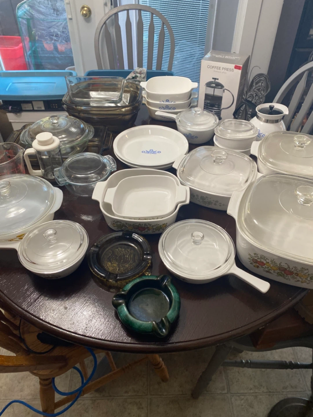 Corning ware , Pyrex , fire king - photo 2