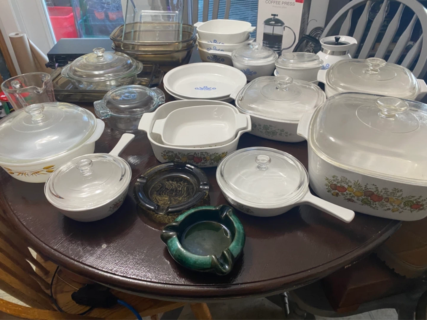 Corning ware , Pyrex , fire king - photo 3