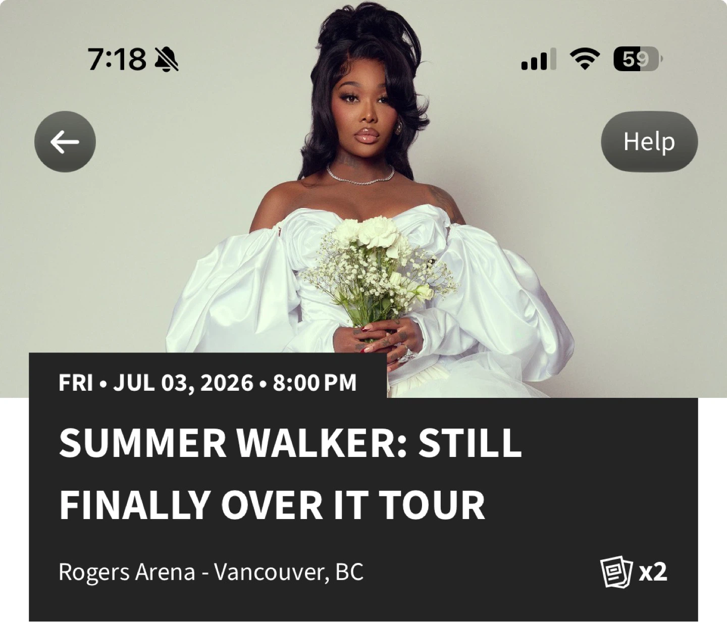 SUMMER WALKER VANCOUVER TICKETS (Odeal Opener)