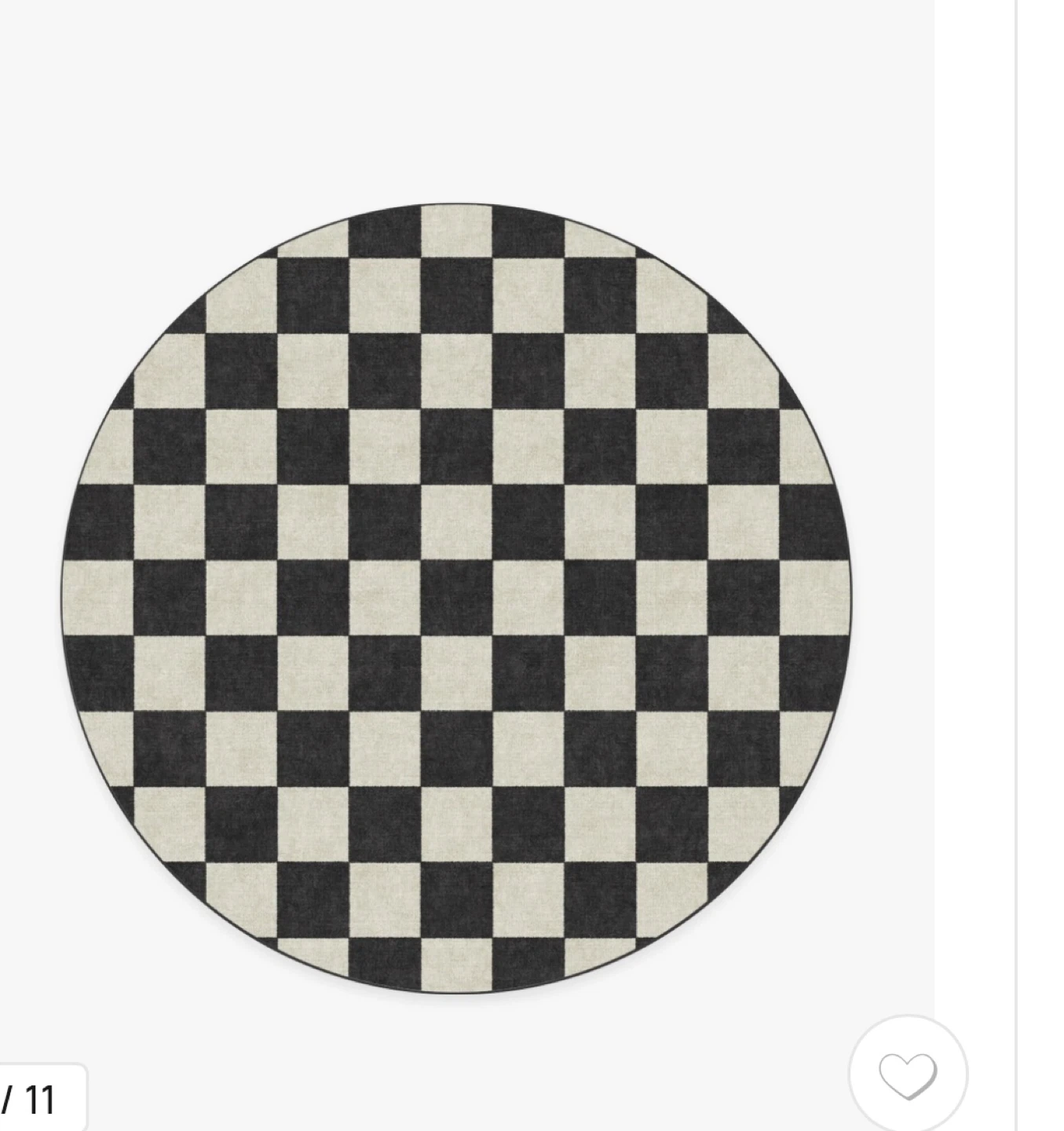 Jaque Checkered Black Flatwoven Rug - photo 2