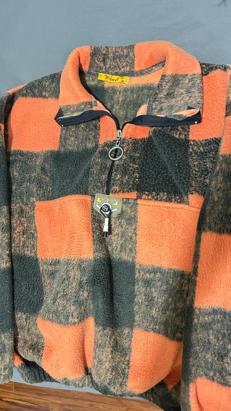 My Piece Fleece Checkered Quarter Zip - photo 4