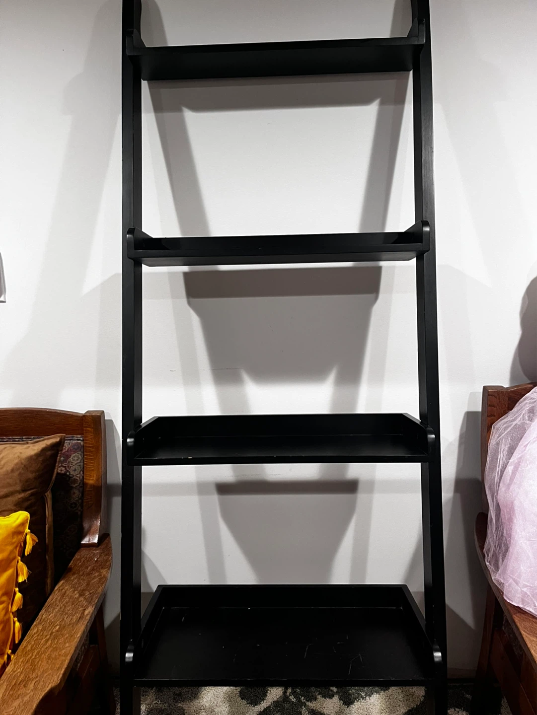 Black Ladder Shelf