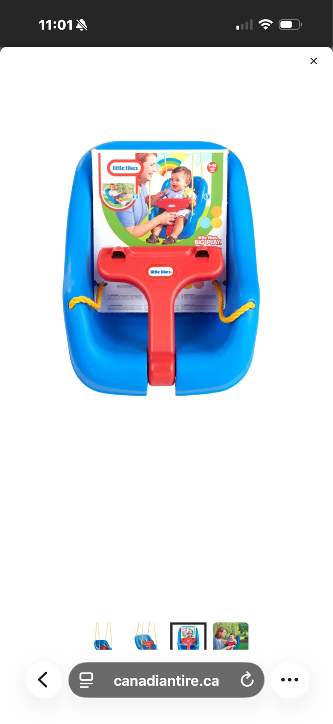 Little Tikes 2-in-1 Snug 'n Secure Swing