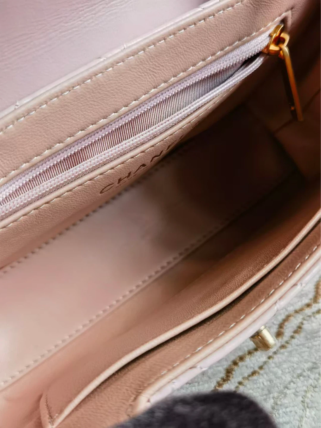 CHANEL Kelly shopper small size pink - photo 5