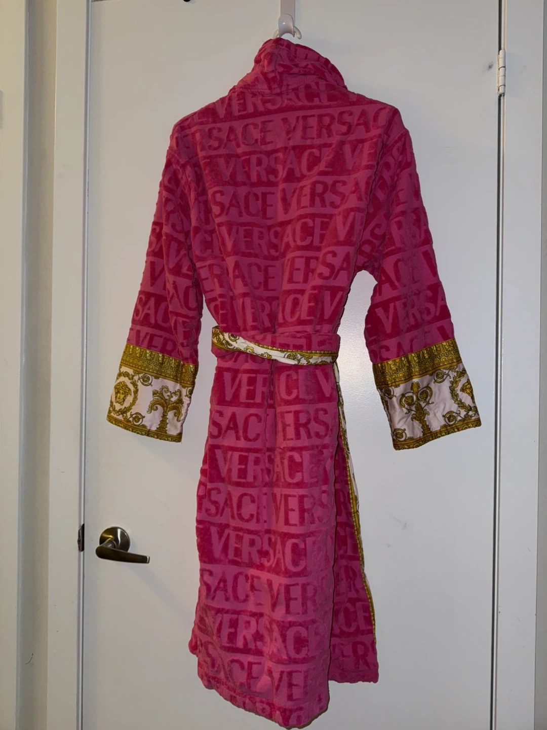 Versace Baroque Robe - Fuchsia - Size M - photo 2