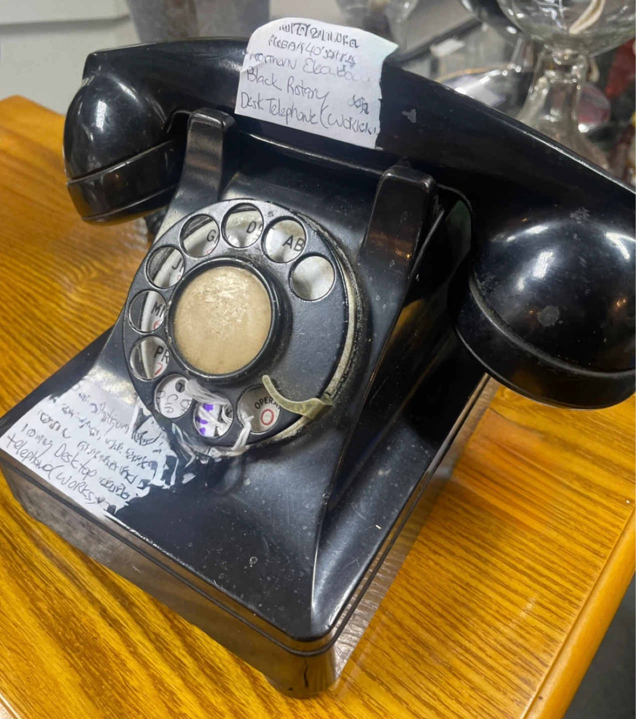 1940s Northern Electric 302 Rotary Desk Telephone