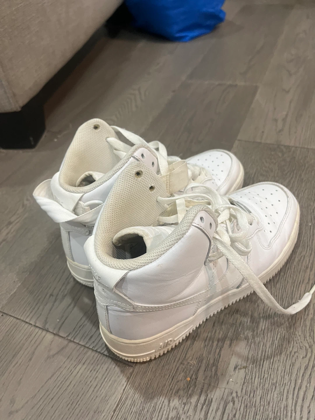Nike Air Force 1 High Top Sneakers White - photo 3