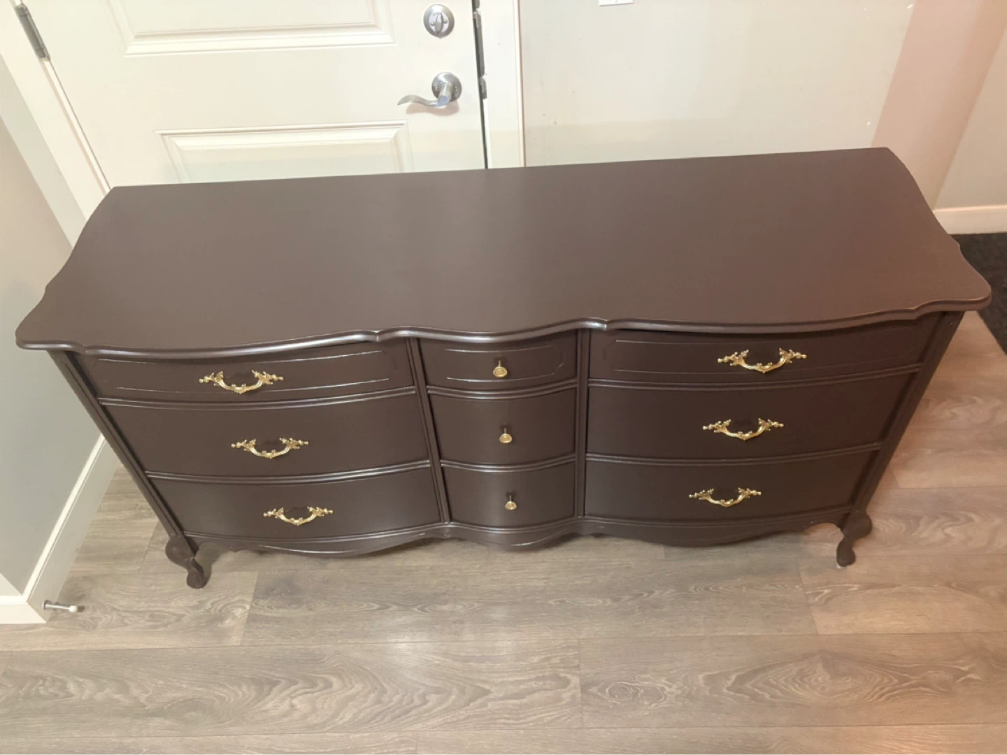 Solid wood vintage dresser - photo 5