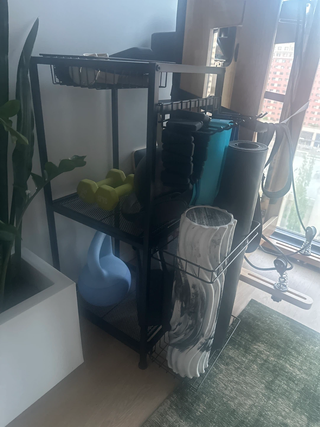 Exercise Equipment Storage Rack