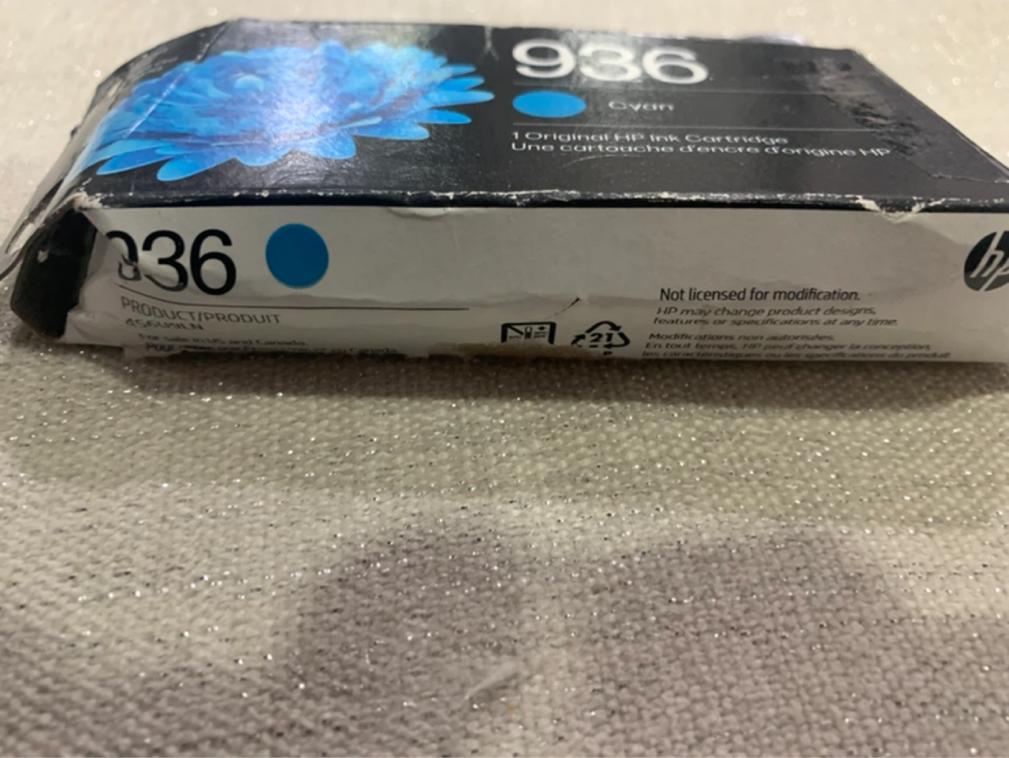 HP 936 Cyan Original Ink Cartridge - photo 3