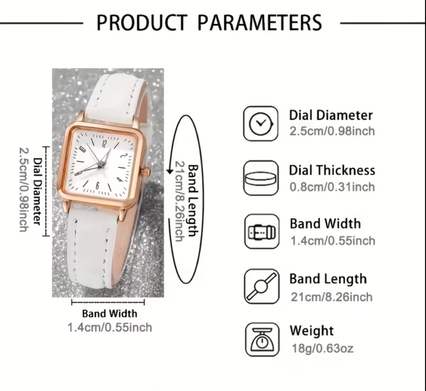 New White Watch and Jewellery Set - photo 4