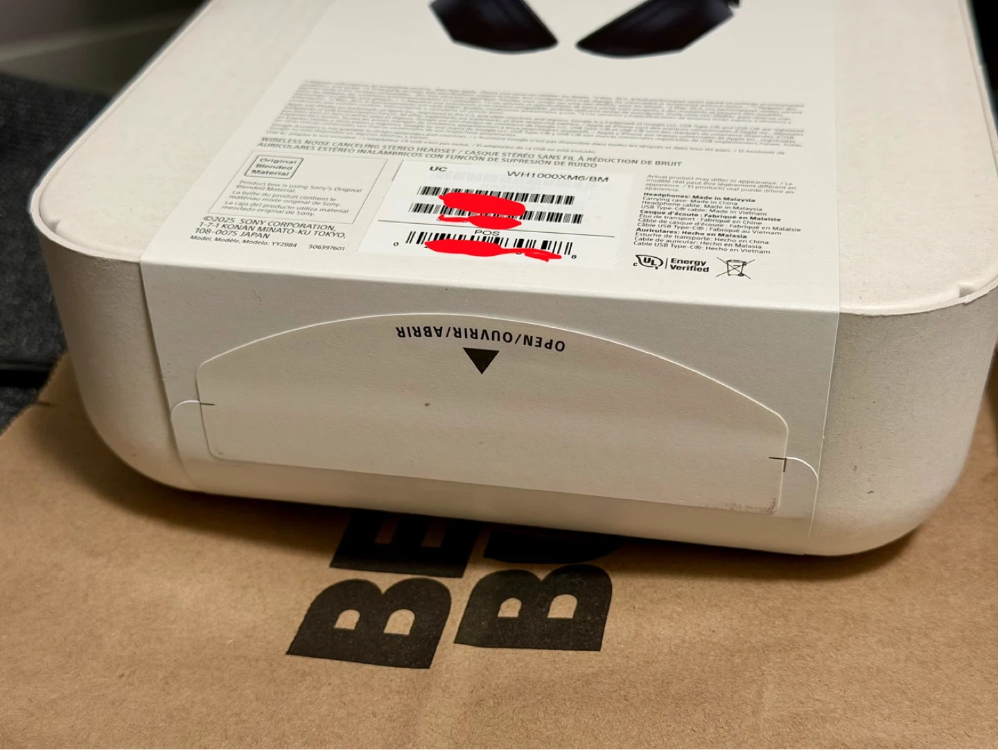Brand New/Sealed Sony WH-1000XM6 Noise Cancelling Headphones - photo 2