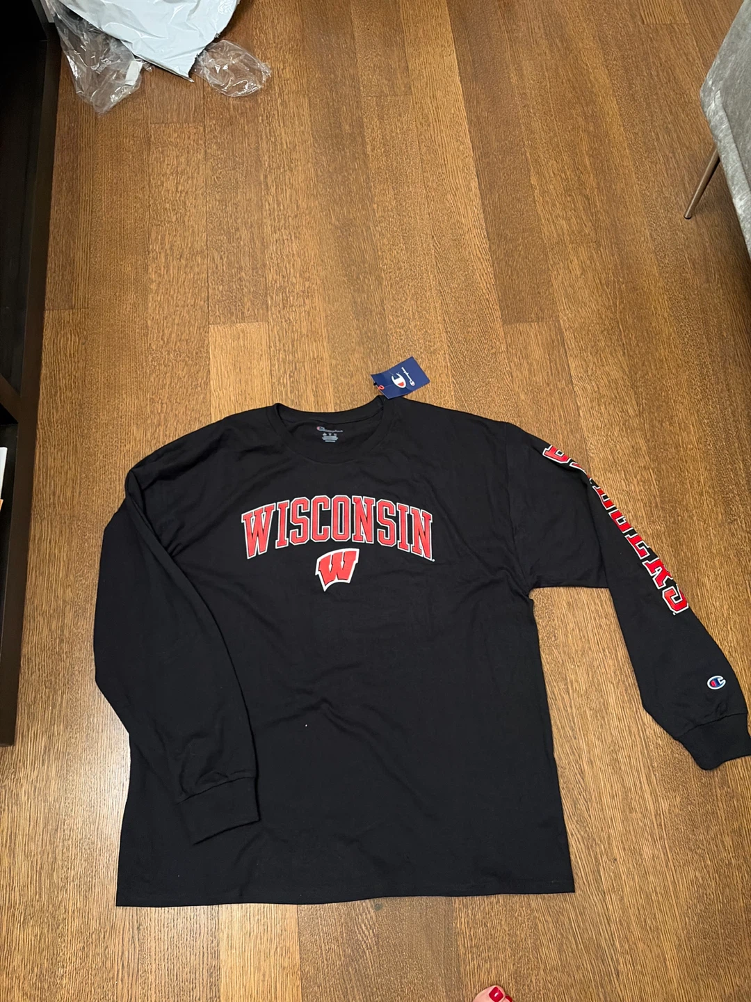 Champion Wisconsin Badgers Long Sleeve Shirt