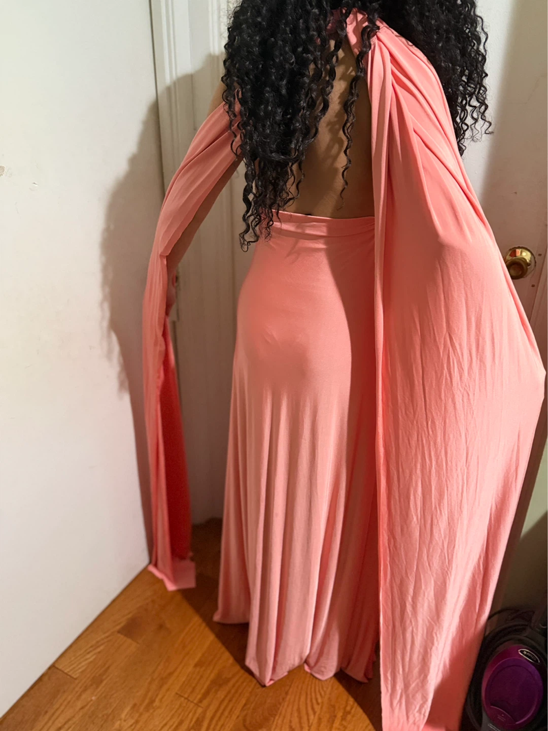Coral Convertible Infinity Maxi Dress - photo 4