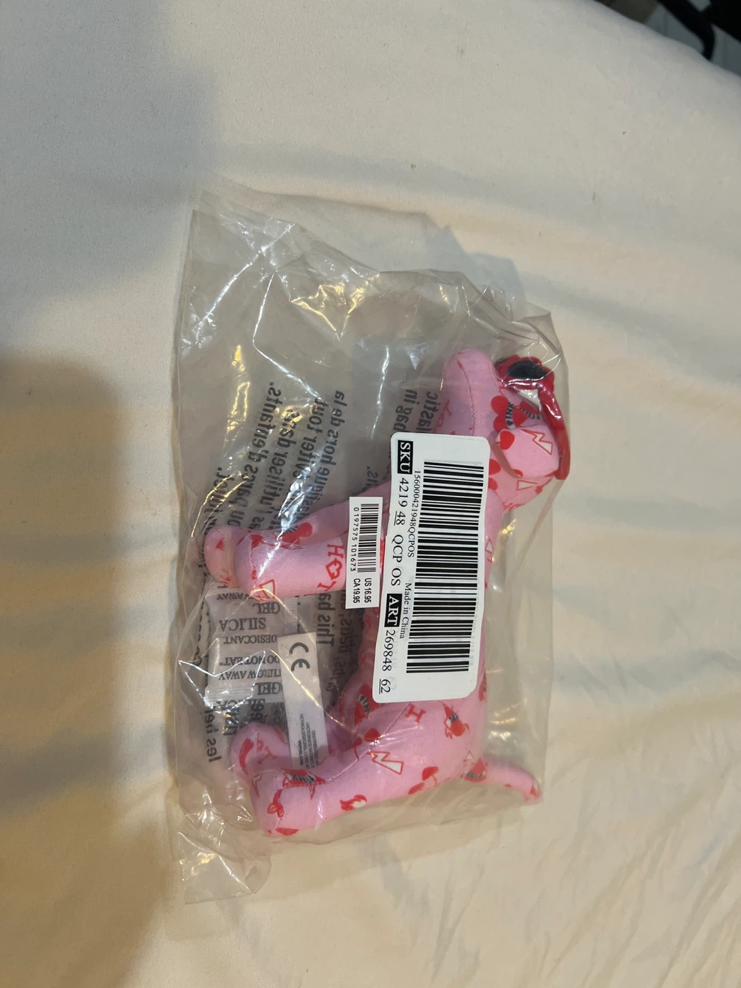 Pink Victoria's Secret Dog Plush Toy - photo 4