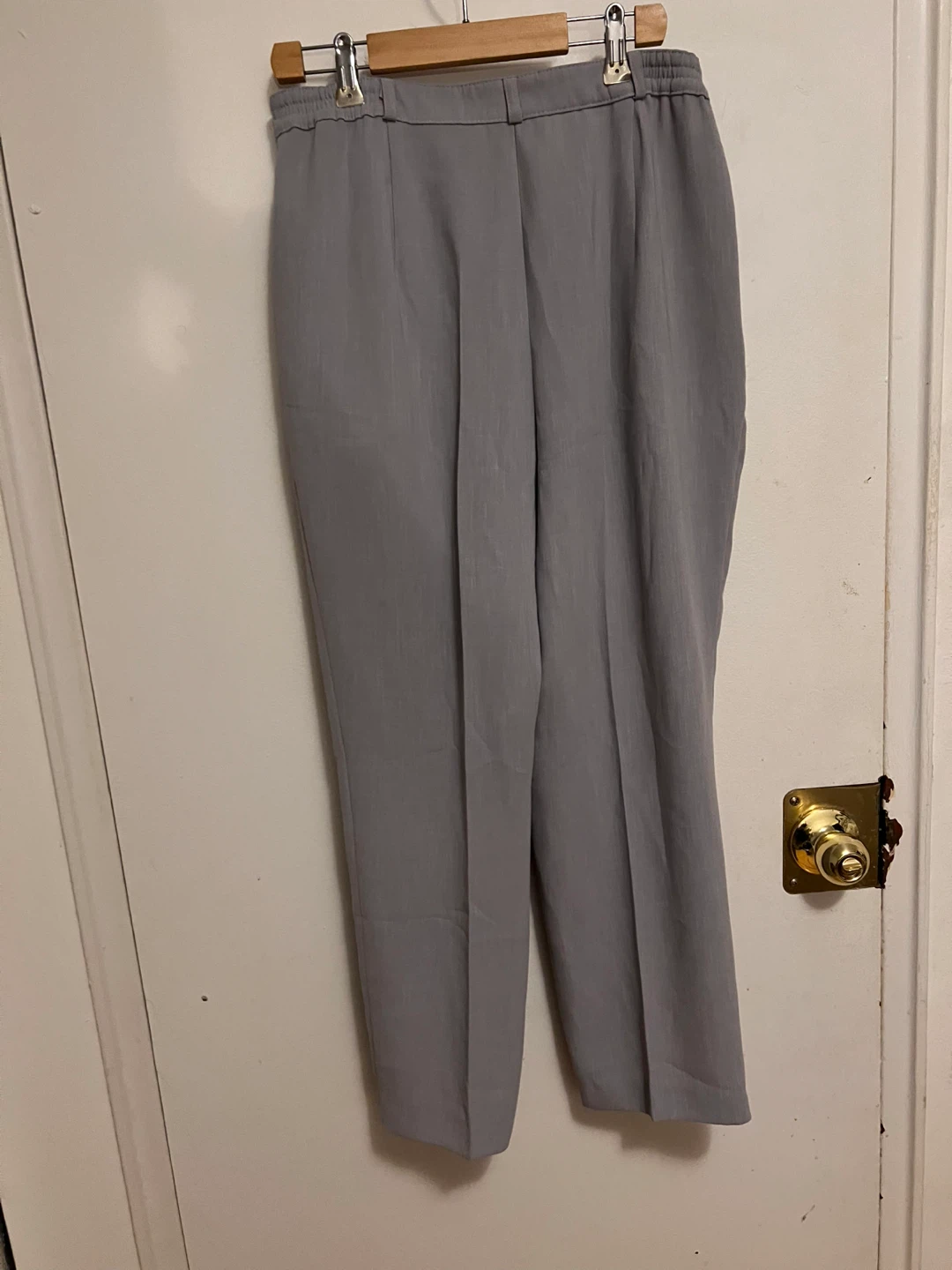 Vintage Light Grey Dress Pants - photo 3