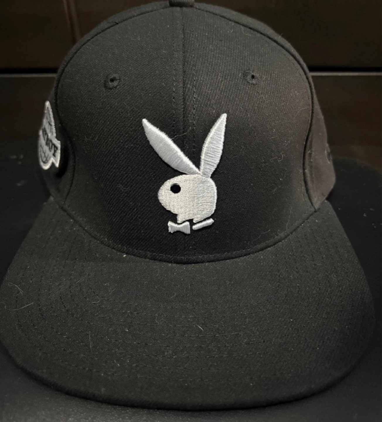 Playboy Script Undervisor Snapback Hat