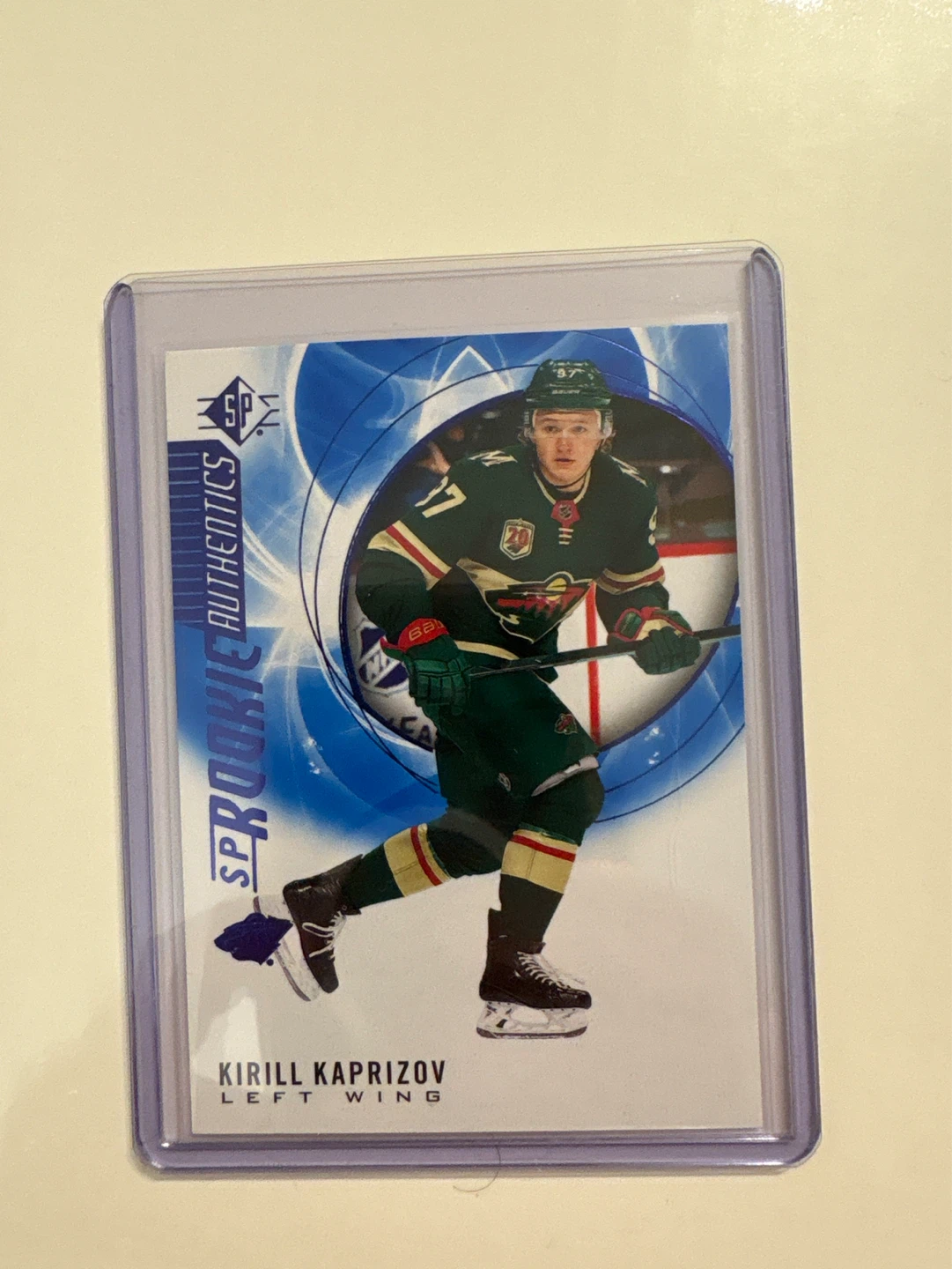 2020-21 Upper Deck SP Hockey Kirill Kaprizov Rookie Card