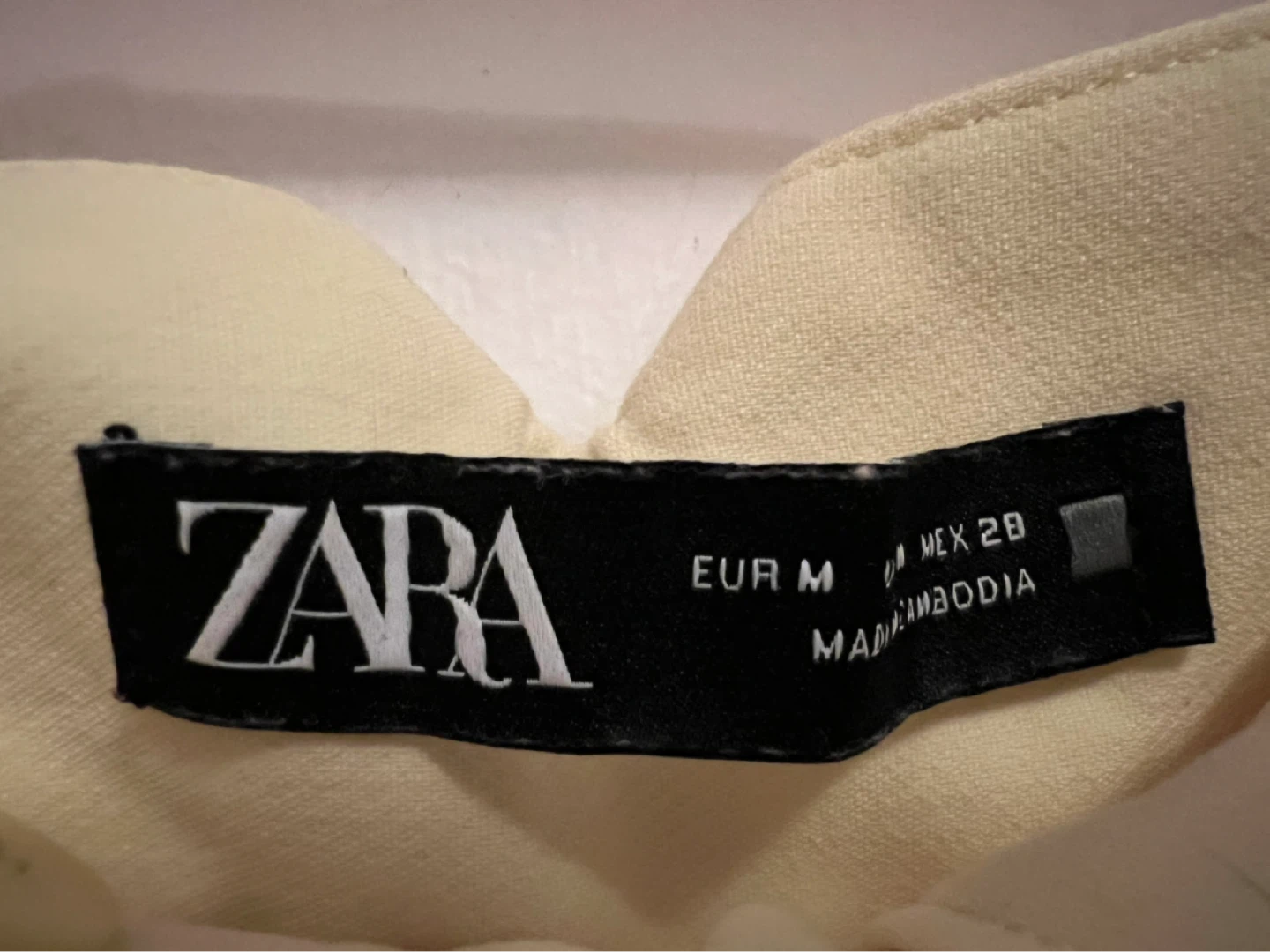 Zara Pastel Yellow Colored Dress Pants Size M - photo 4