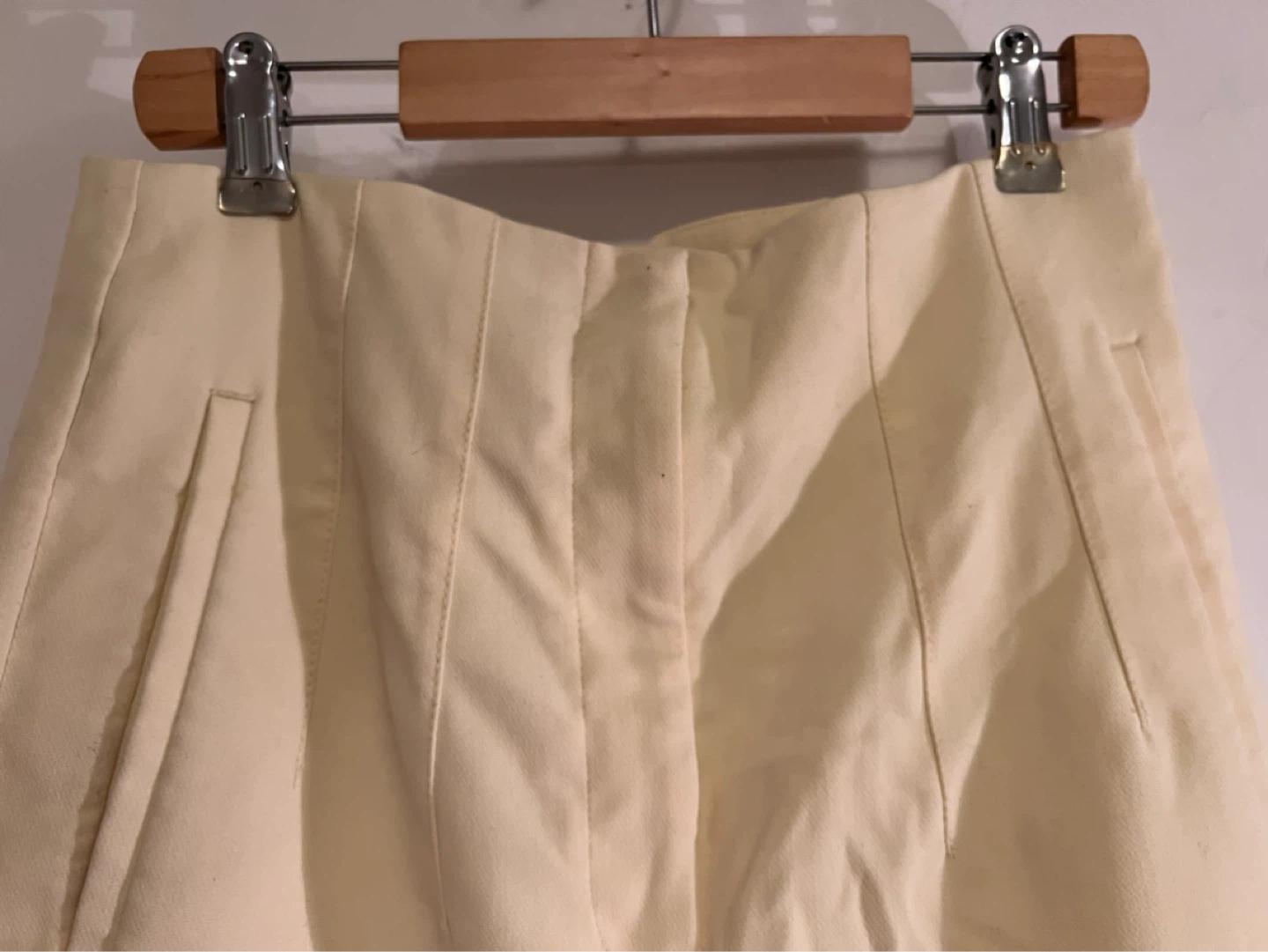 Zara Pastel Yellow Colored Dress Pants Size M - photo 2
