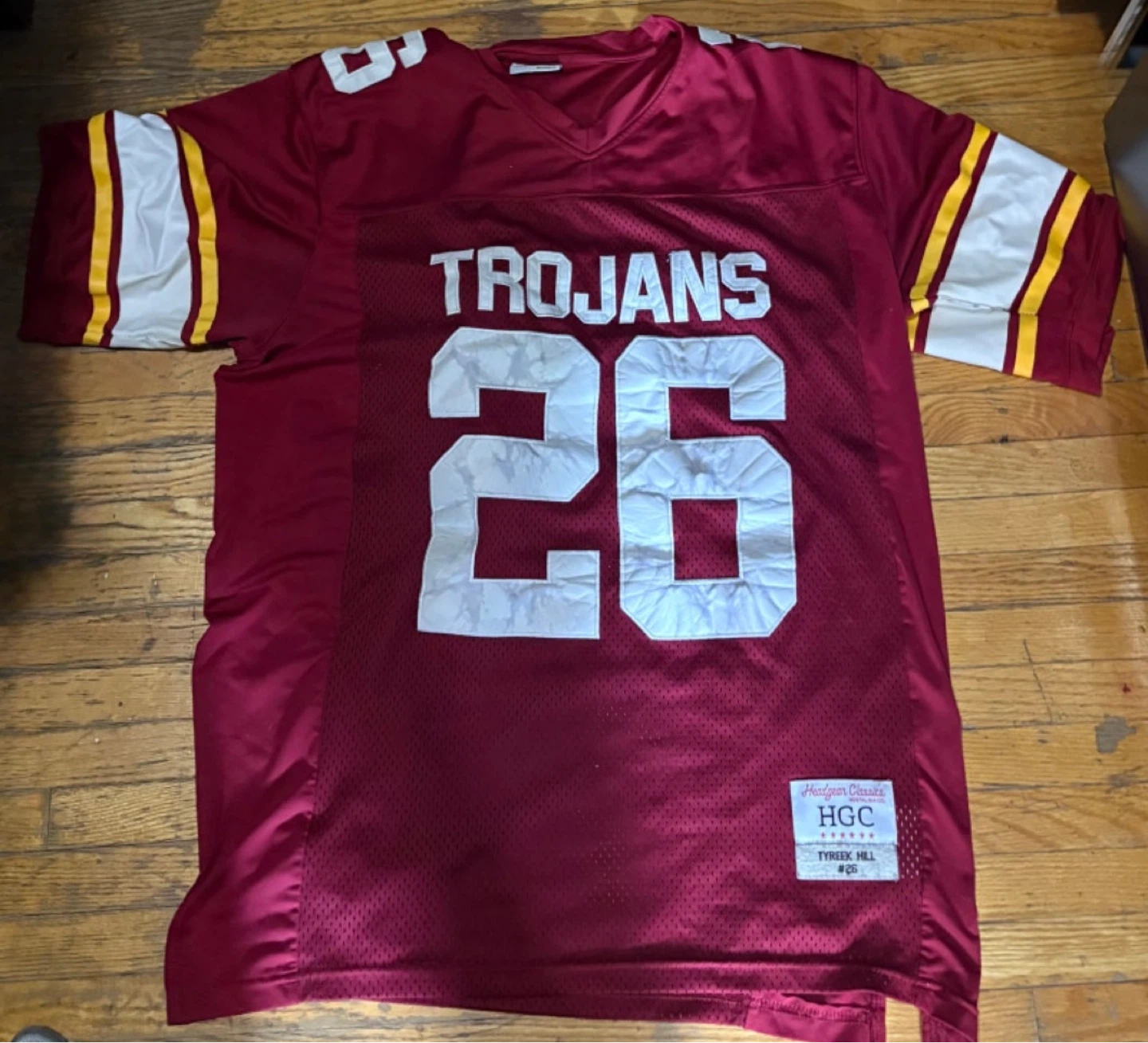 Tyreek Hill #26 Trojans Football Jersey HGC