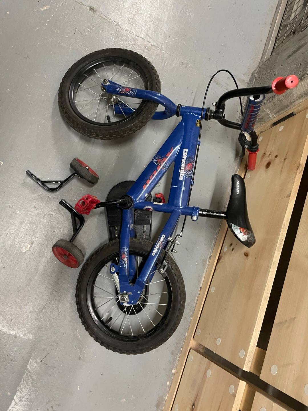 Dynamite Blue Kids Bicycle with Training Wheels - photo 4