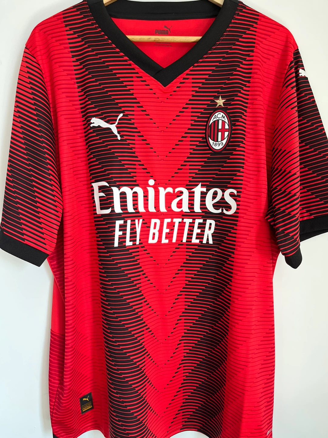 Puma AC Milan Soccer Jersey Adult XXL