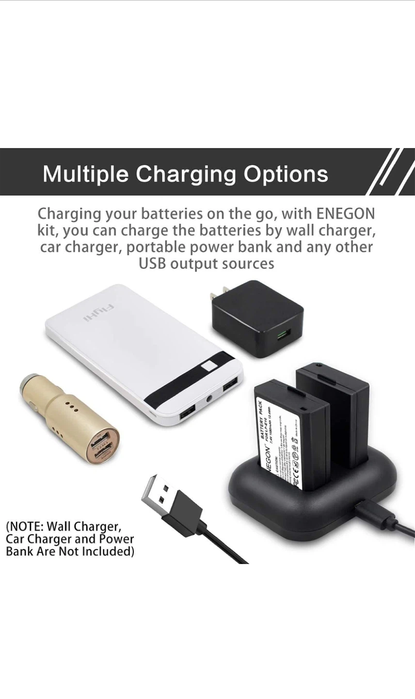 EN Egon LP-E10 Battery Charger Twin Pack - photo 2