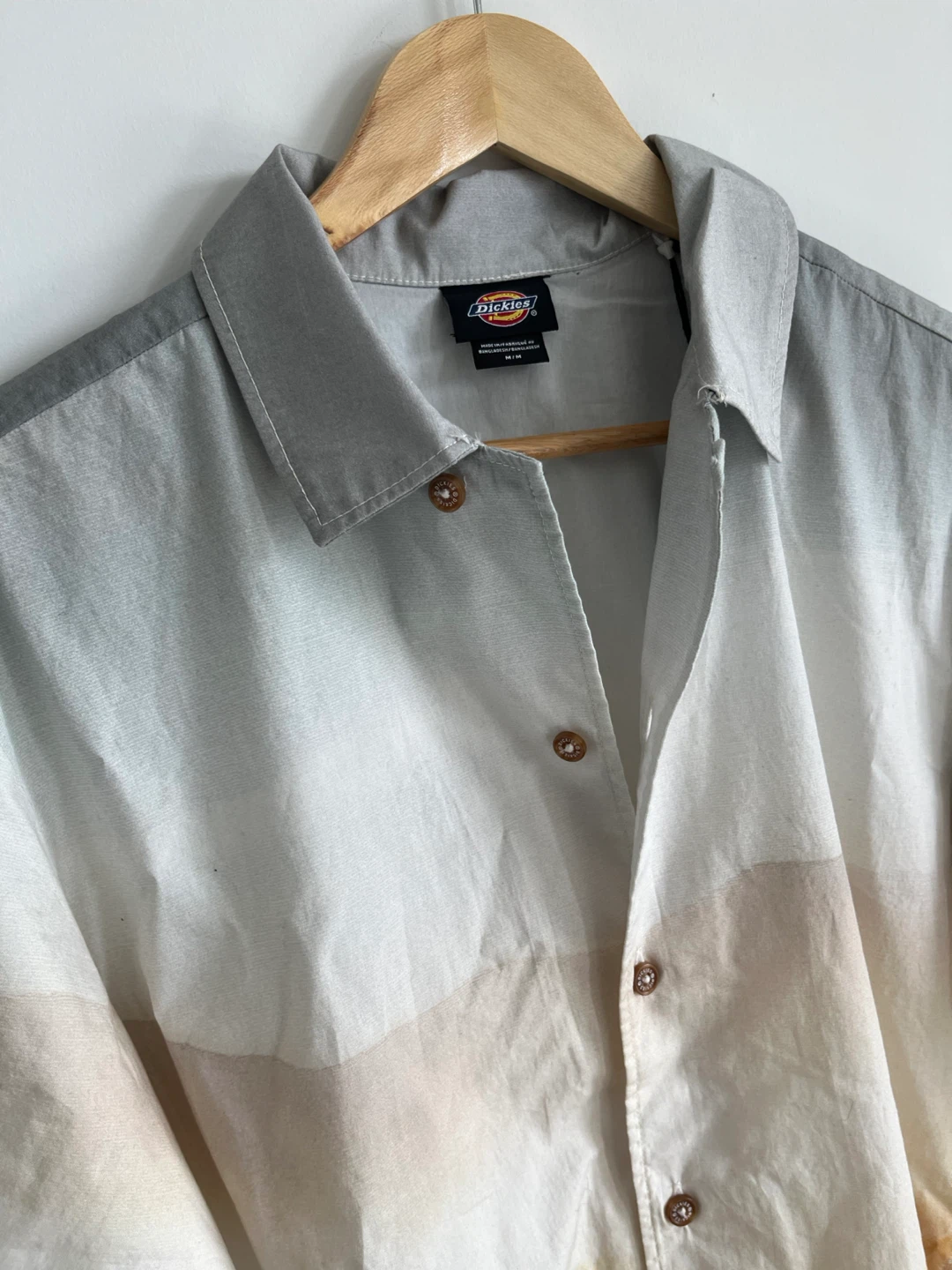 Dickies Men's Short Sleeve Button Up Shirt - Size M - photo 4
