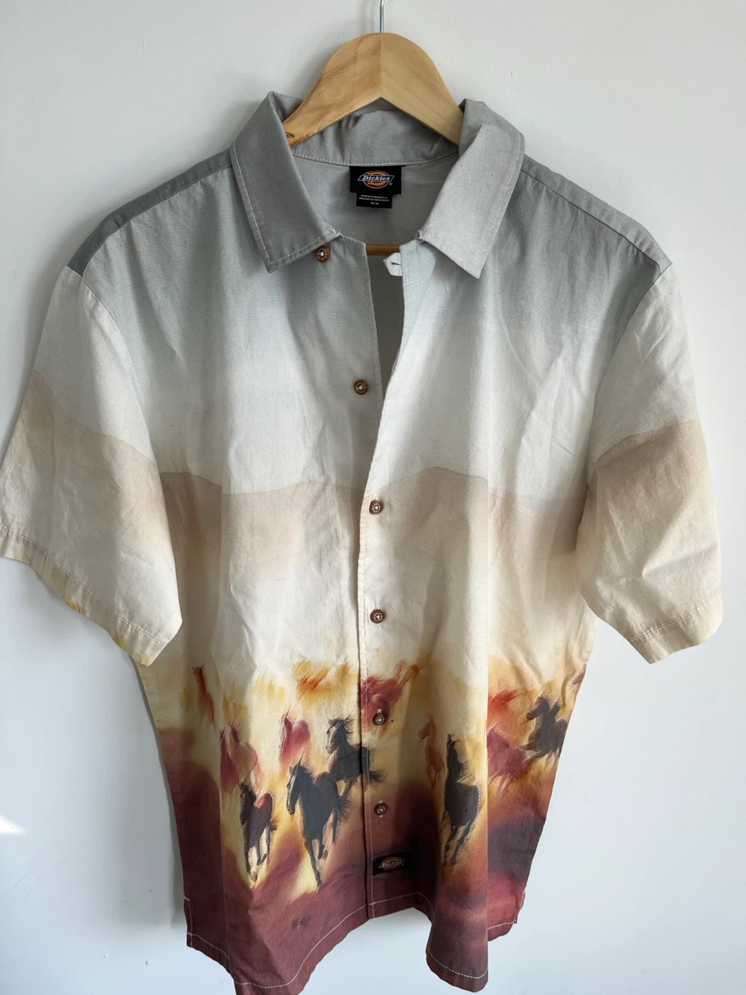 Dickies Men's Short Sleeve Button Up Shirt - Size M - photo 2