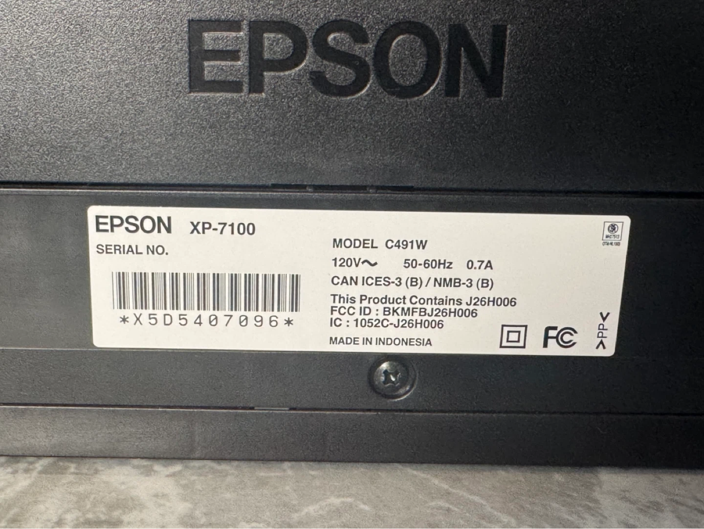 Epson XP-7100 All-in-One Printer