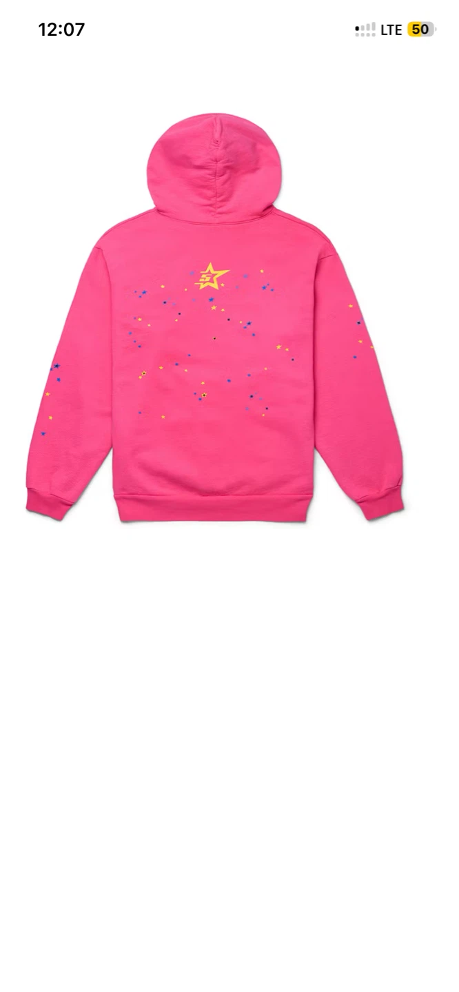Sp5der Pink Hoodie - photo 2