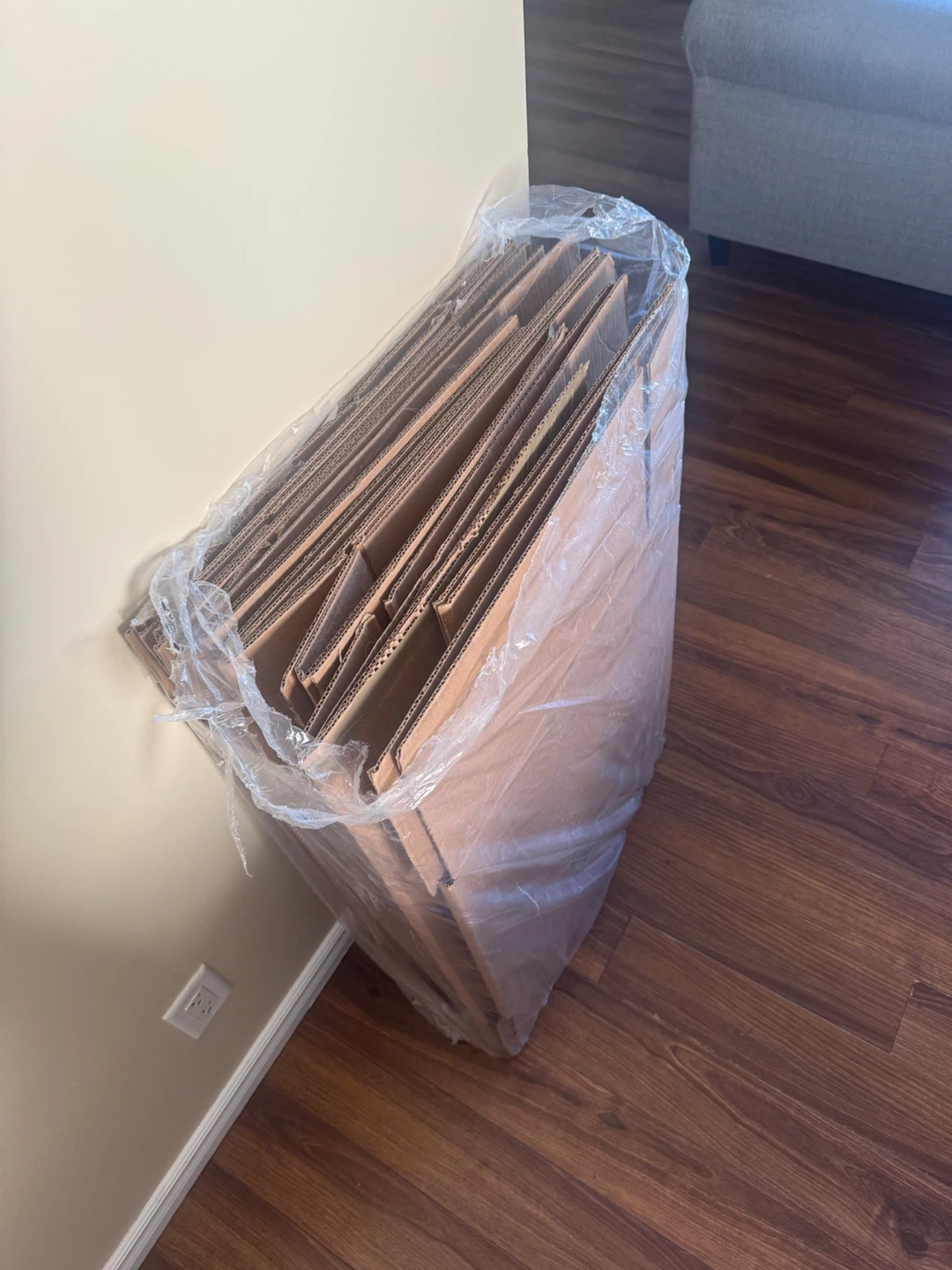 Bundle of Cardboard Moving Boxes