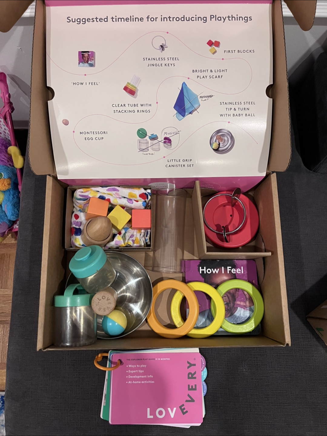 Lovevery The Explorer 9-10 month Playkit - photo 2