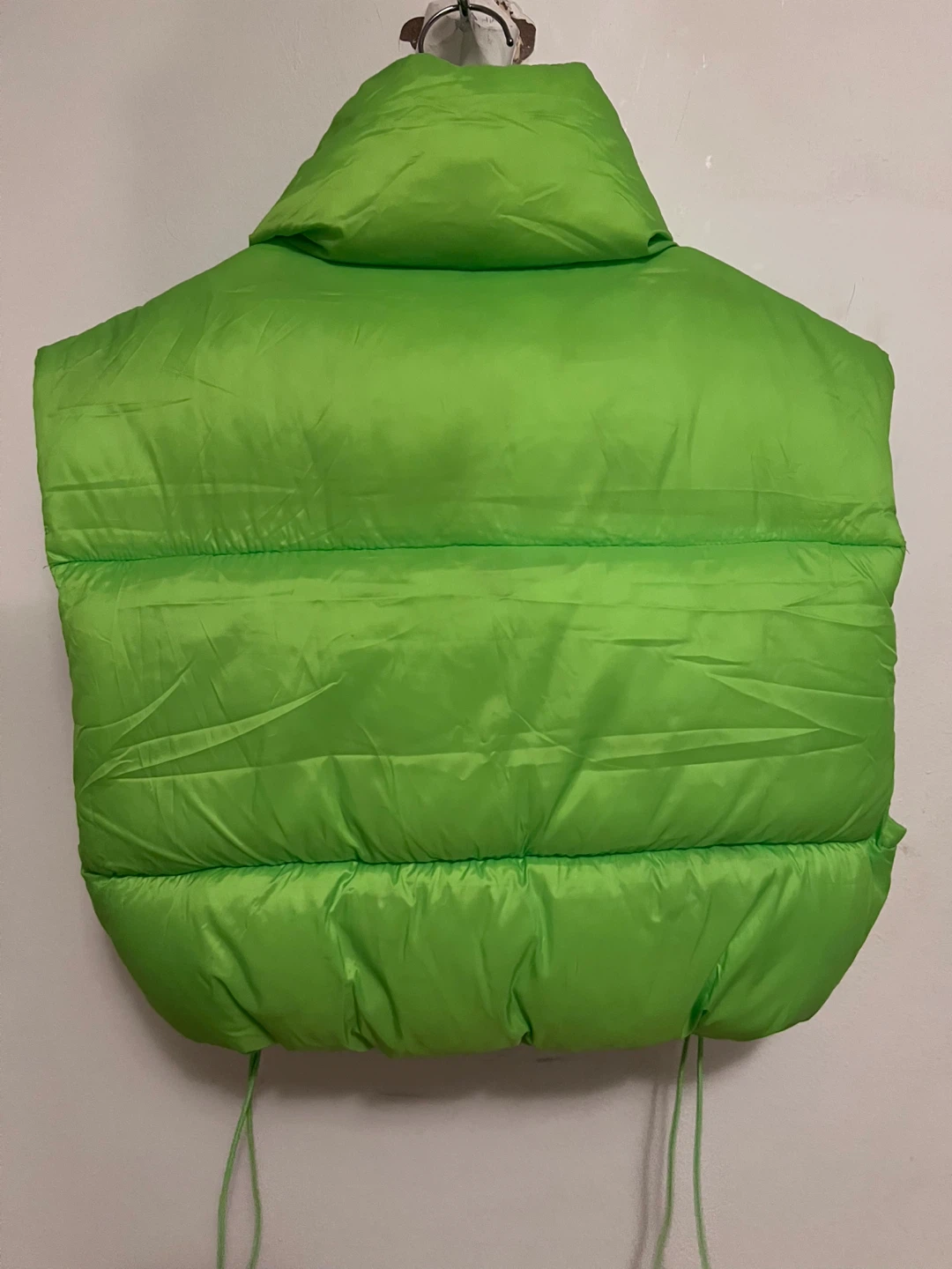 Zara Puffer Vest - Bright Green - Size S/M - photo 2