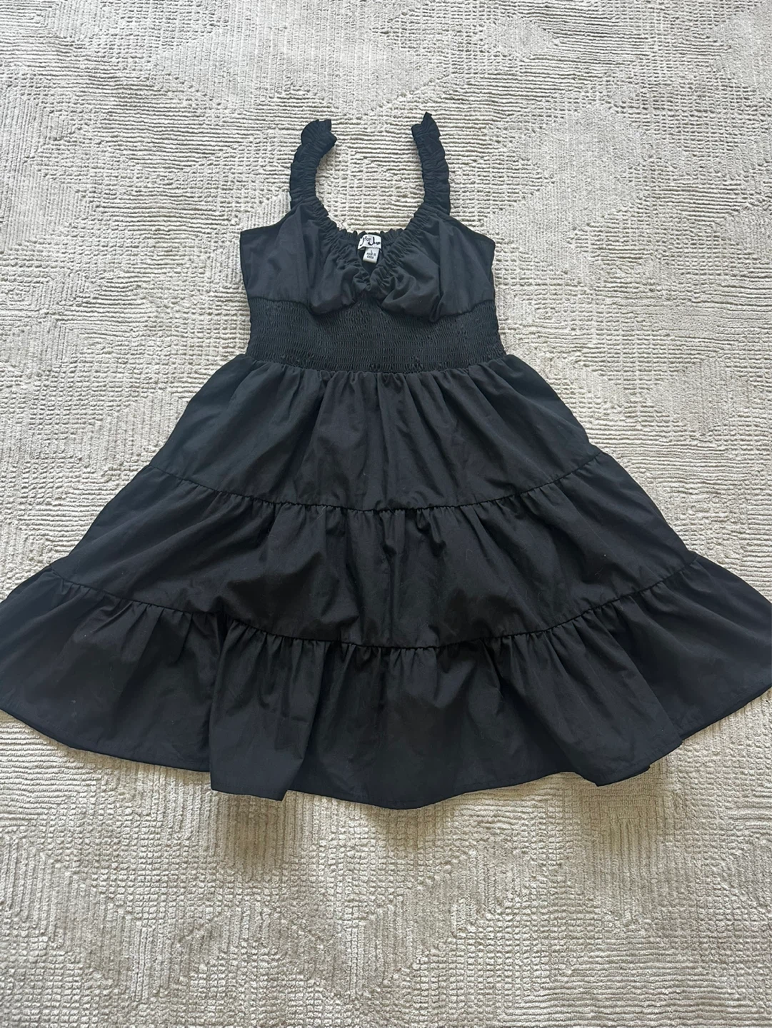 Black Tiered Sundress