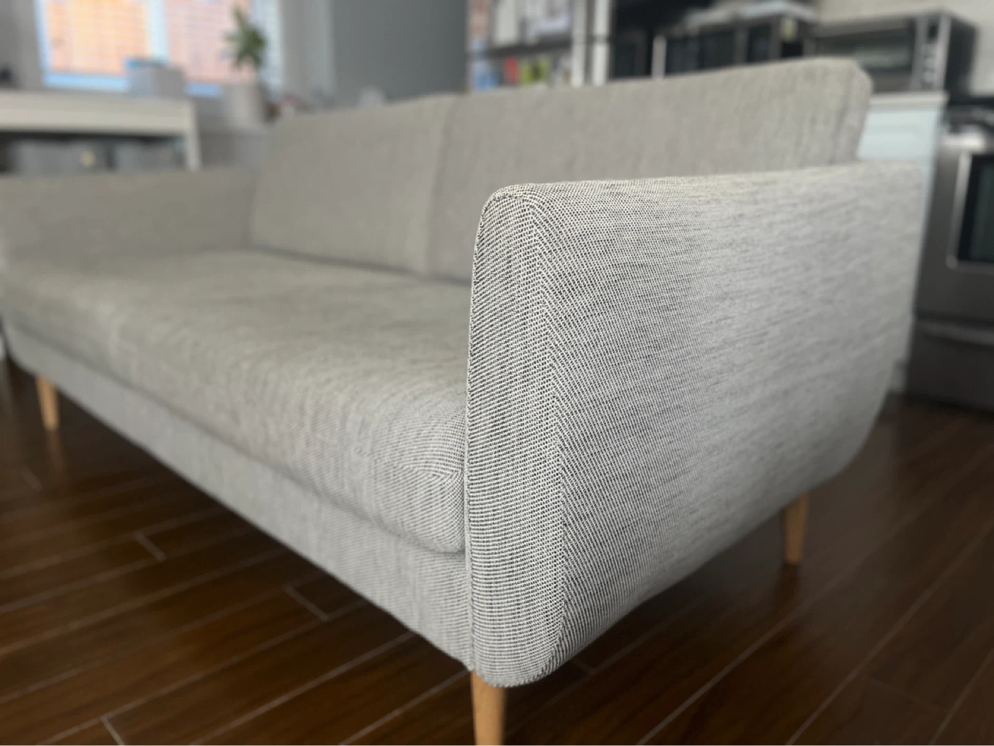 Grey 3-Seat Couch - photo 3