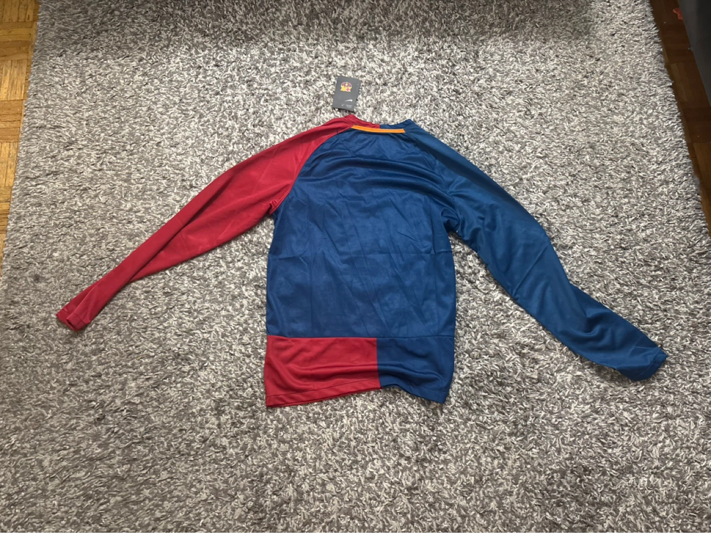 Nike FC Barcelona 2009 Final Roma Long Sleeve Jersey - photo 3