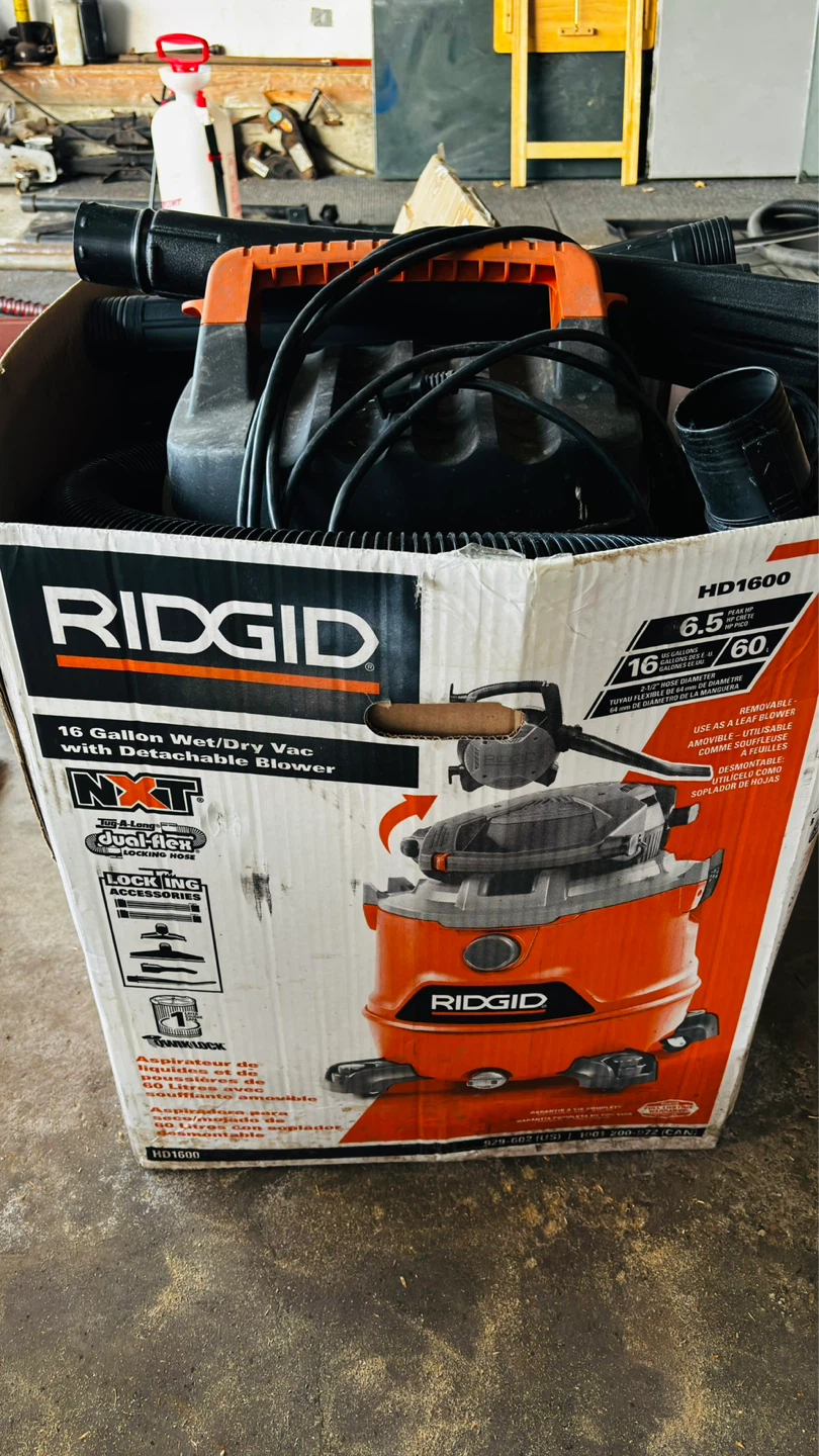 RIDGID 16 Gallon Wet/Dry Vac with Detachable Blower - photo 2